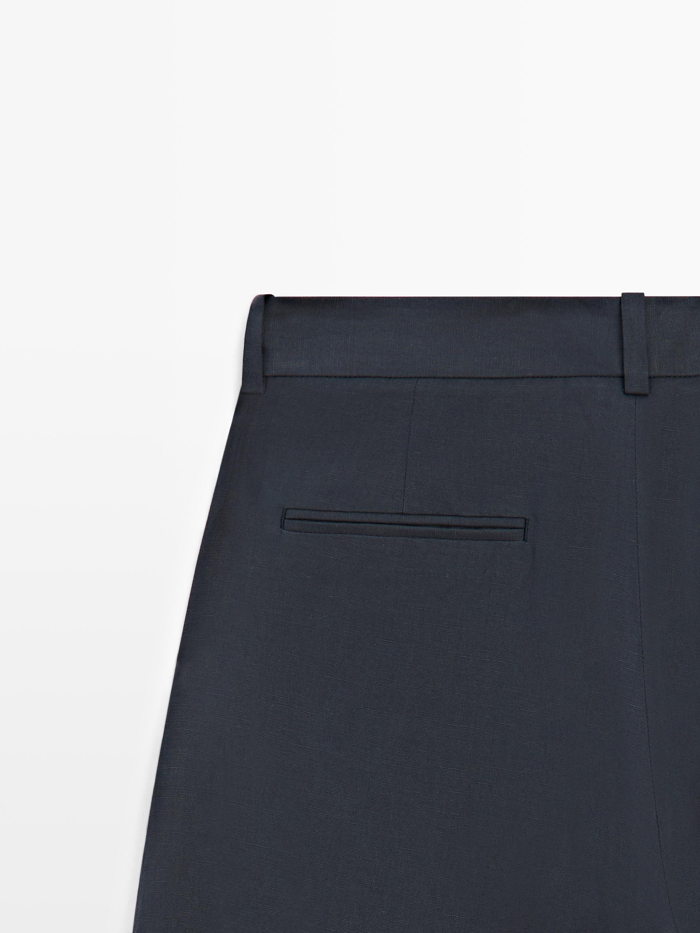 Pantalon fluide à pinces